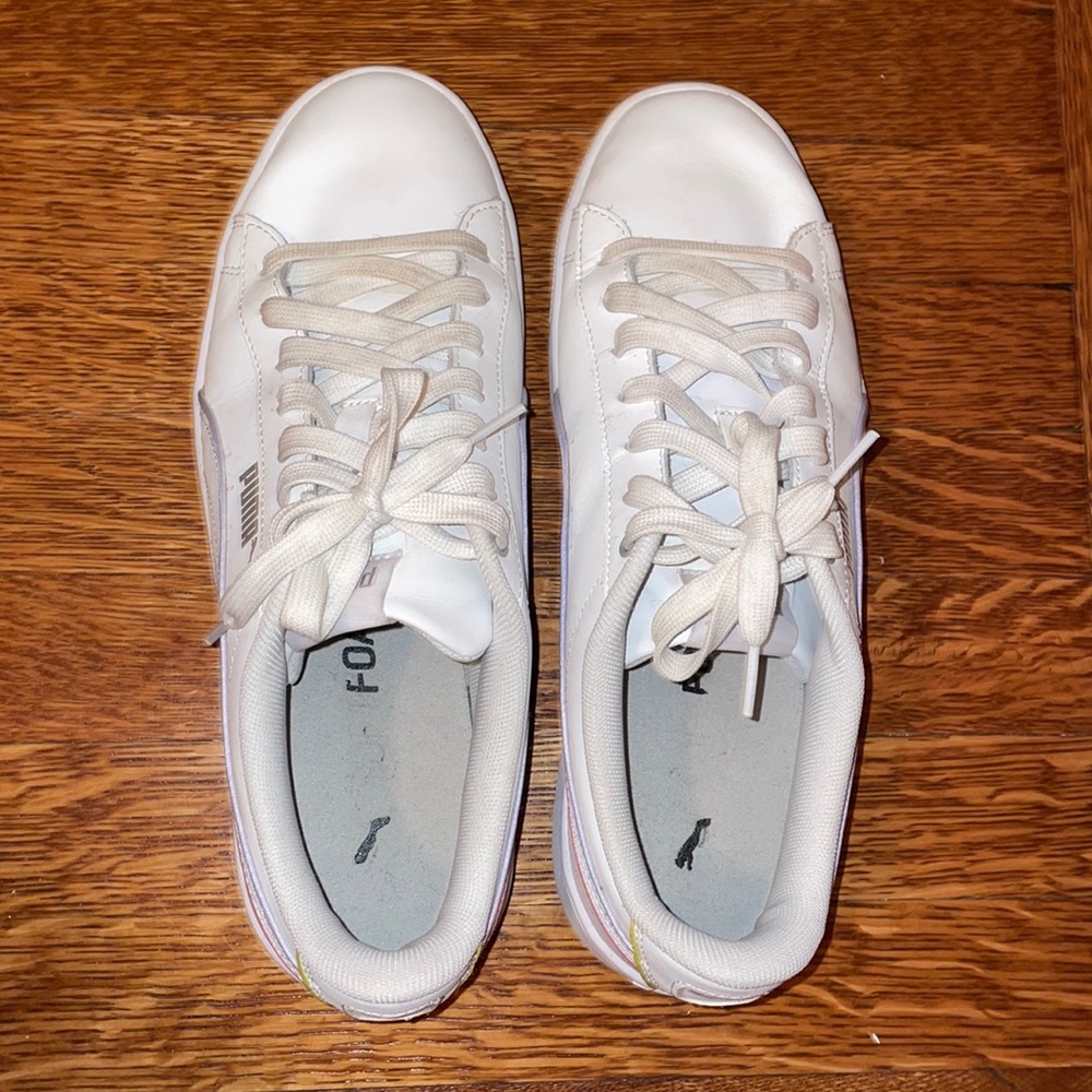 Womens white sneakers